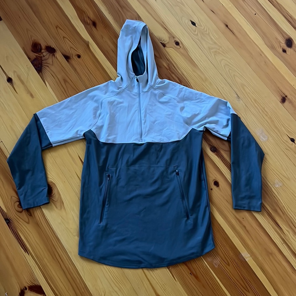Under Armour grey lightweight athletic 1/4 zip hoodie